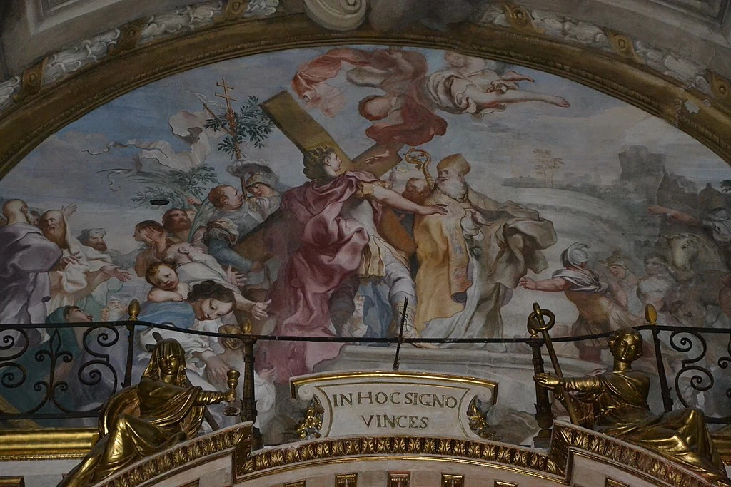 Trionfo della Croce - dettagli, Chiesa di Santa Croce, Genova